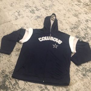NFL Dallas Cowboys zip up hoodie size LARGE unisex without tag